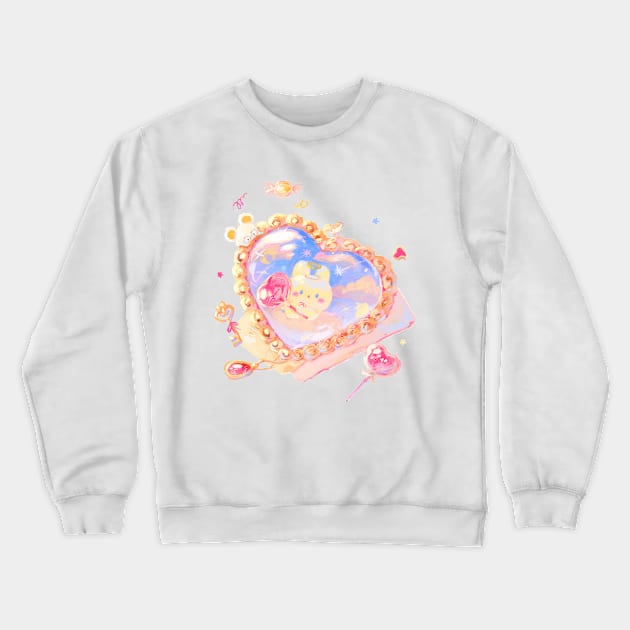 Heart Pendant Crewneck Sweatshirt by happyyu